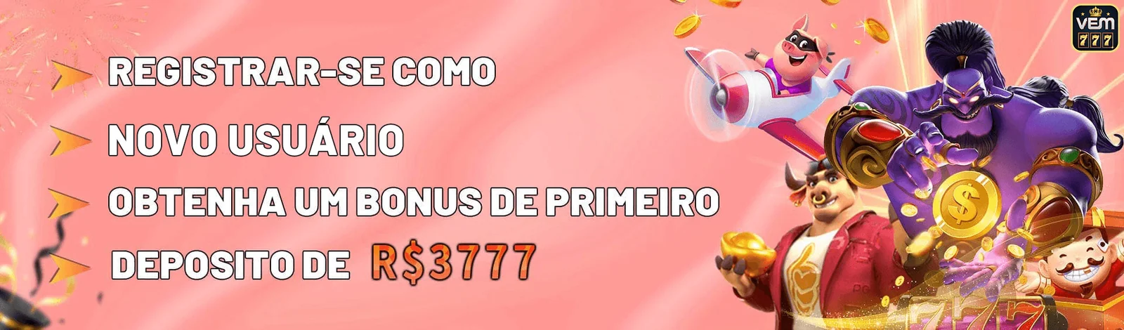 VIP acessando serviços exclusivos no aplicativo vem777